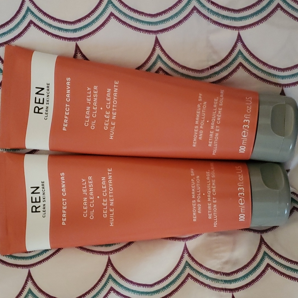 Ren perfect canvas clean jelly oil cleanser ×2